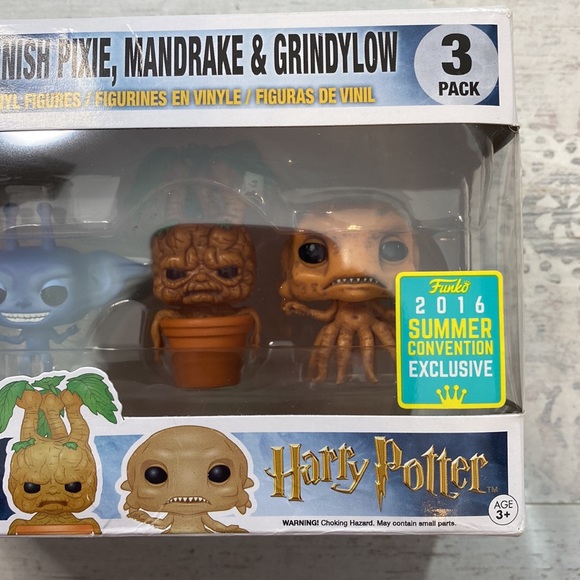 Funko Pop Cornish Pixie, Mandrake, and Grindylow Harry Potter Figures - Picture 4 of 16